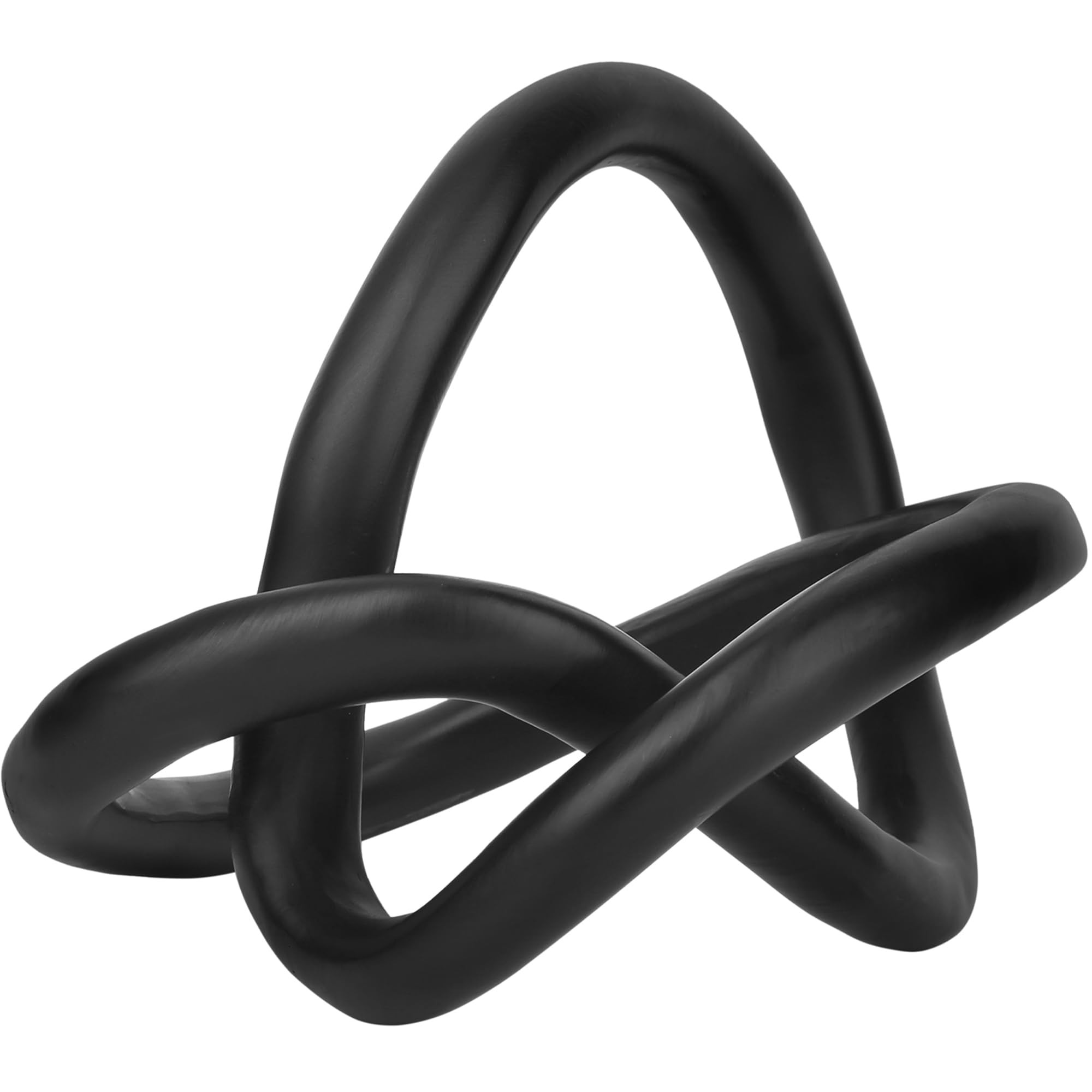 Juju Knot Decor - Black & Gold Living Room Decor - Desk Accessories (L, Black) | Amazon (US)