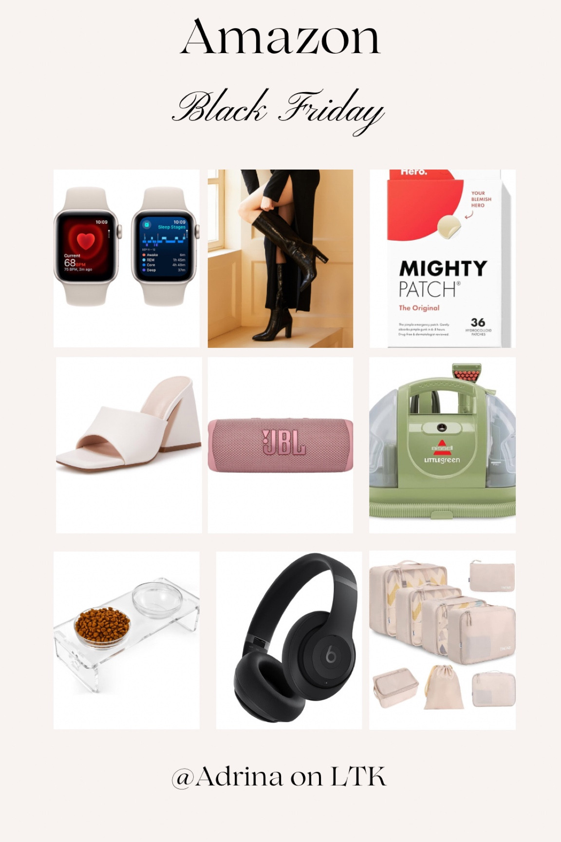 Early Black Friday deals on Amazon! Beauty, pet, fashion finds and more! Shop my link for the best deals. 

Bissell | Apple | Beats by Dre | JBL

#LTKHoliday #LTKGiftGuide #LTKCyberWeek