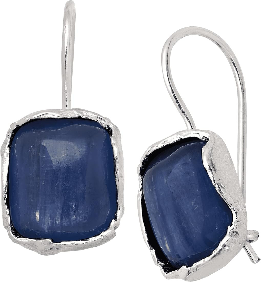 Silpada 'Cubic Square' Natural Kyanite Drop Earrings in Sterling Silver | Amazon (US)