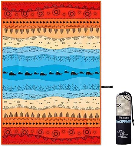 OCOOPA Microfiber Beach Towel – Extra Large, XL (34"x71") Quick Dry Soft Lightweight Compact Sa... | Amazon (US)