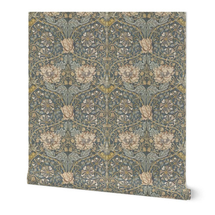 Arts and Crafts Wallpaper Morris Neutral by - Etsy