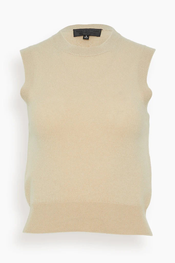 May Sweater Tank in Taupe | Hampden Clothing