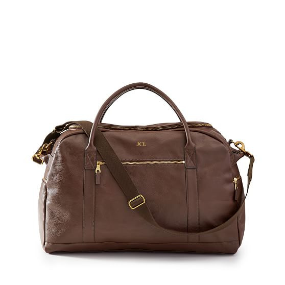 Harvey Leather Weekender | Mark and Graham