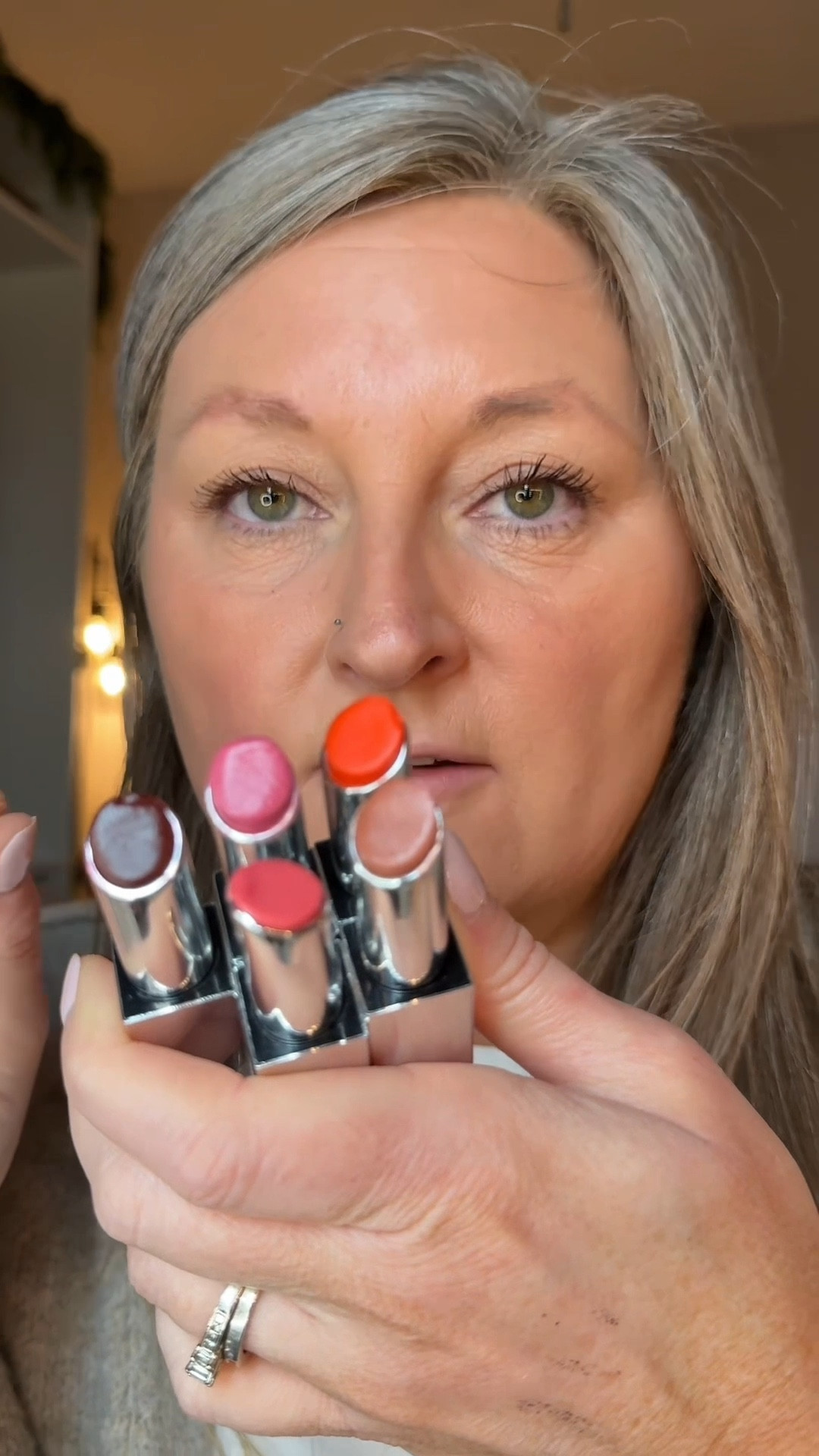 The e.l.f. SlipStick hype makes sense 💄✨ It’s glossy like a lip oil but applies with the ease of a lipstick. Half the shades disappeared fast, so I’m swatching the ones still available to show you exactly how they look on the lips. These deserve way more attention than they’re getting.

#ELFCosmeticsPartner #SlipStick #LipOilLipstick #ViralBeauty