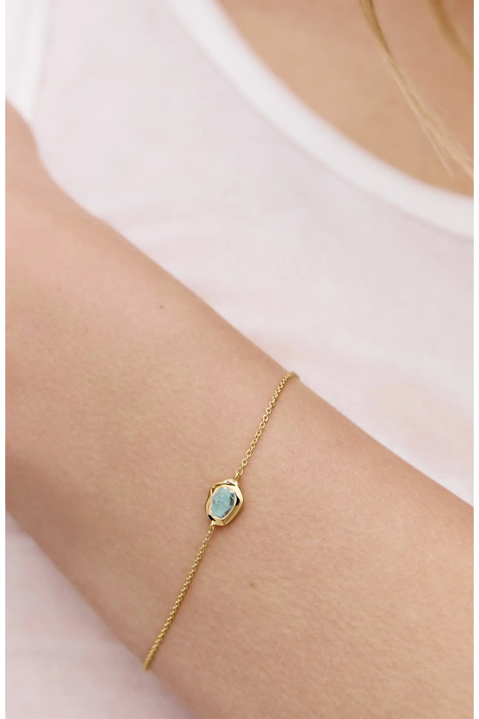 Odyssey Aquamarine Chain Bracelet (Online Trunk Show) (Women) | Nordstrom | Nordstrom