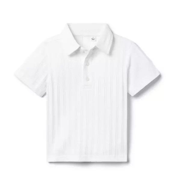 Textured Knit Polo | Janie and Jack