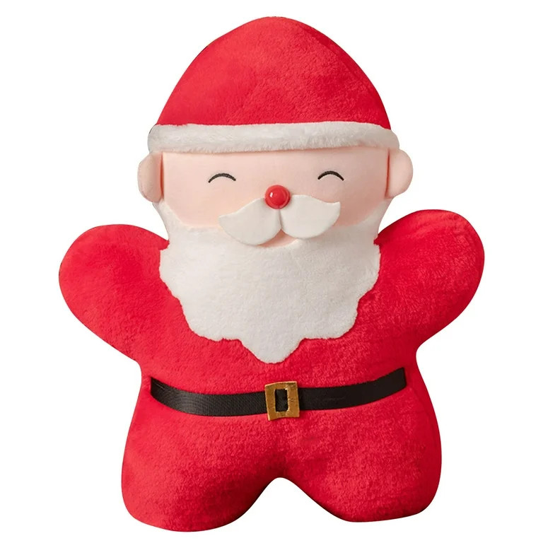 Yuwegr Christmas Throw Pillow Soft Adorable Decor Pillow With Christmas Style Bow For Home Living... | Walmart (US)