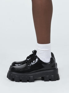 Mia Shoes Black High Shine | Princess Polly US