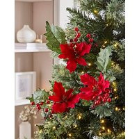 5 Christmas Poinsettia Tree Picks | JD Williams (UK)