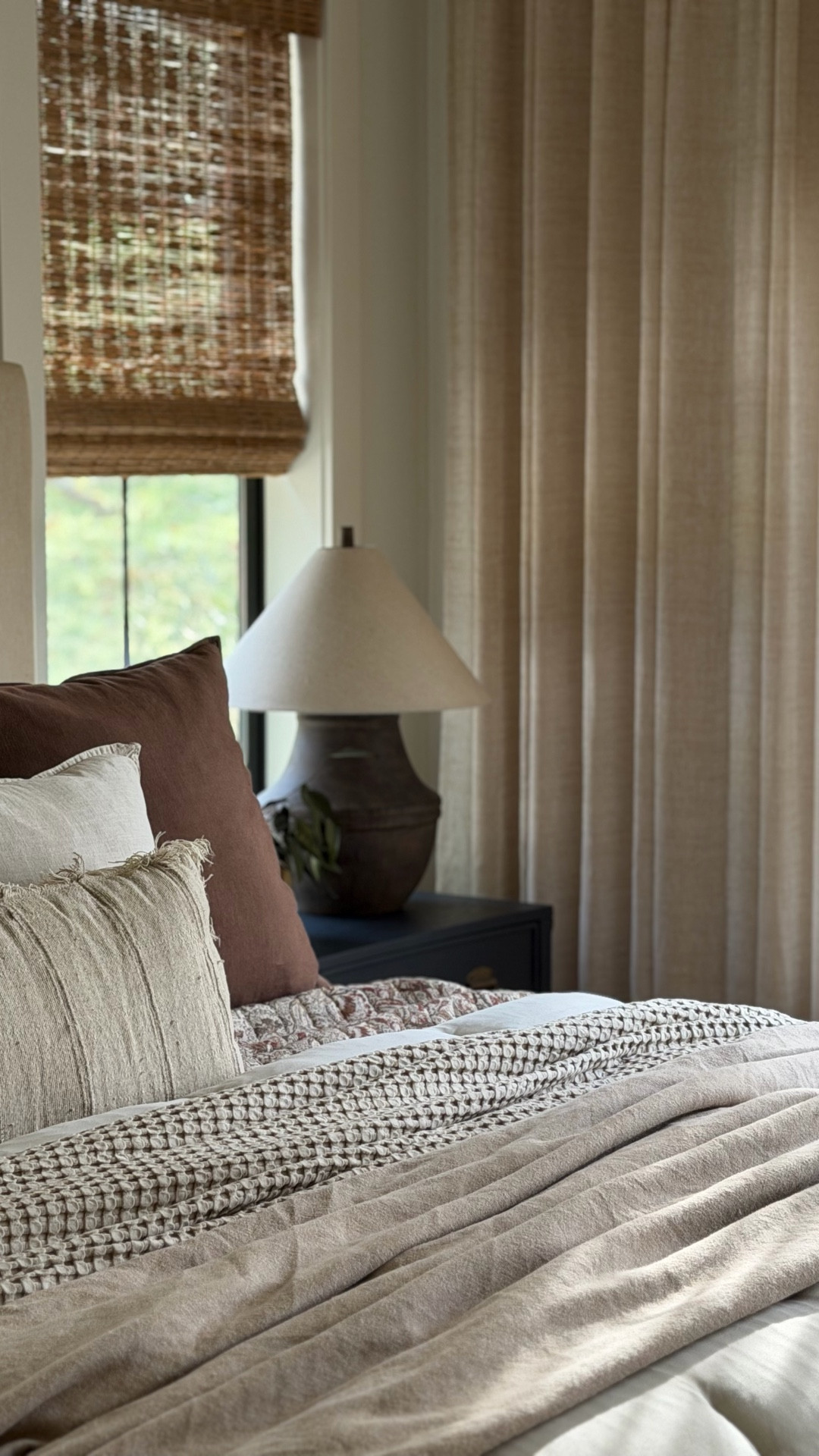 Primary bedroom refresh!
Cozy bedding ☁️

Bedroom design, neutral bedroom, Amber interiors 

#LTKHome