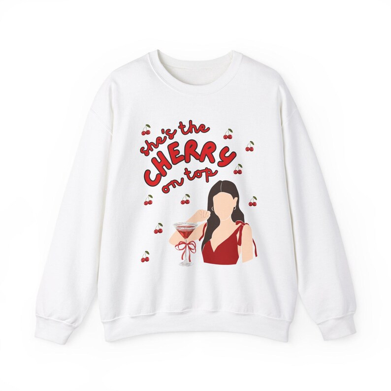 Bachelorette Party Sweatshirt, Cherry on Top Crewneck Jumper, Bride Squad Apparel, Bridal Shower ... | Etsy (US)