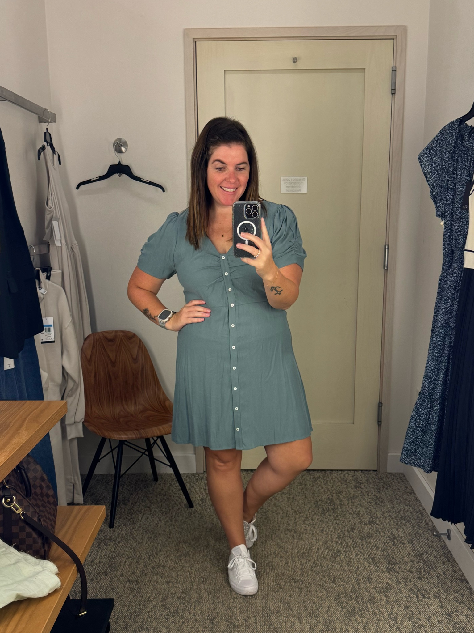Are Madewell dresses one of my weaknesses, yes, yes they are! 😍 This dress can be dressed up or down and is one you can style from Summer to Fall! The dress runs TTS and is on sale for $78.99! 

#LTKSummerSales #LTKSaleAlert #LTKxNSale