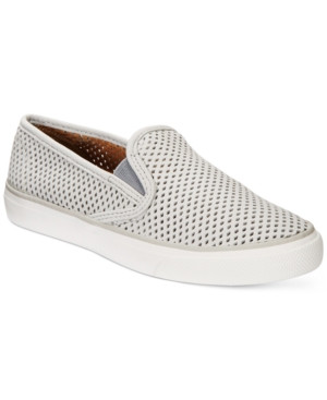 Sperry Women's Seaside Perforated Slip-On Sneakers Women's Shoes | Macys (US)