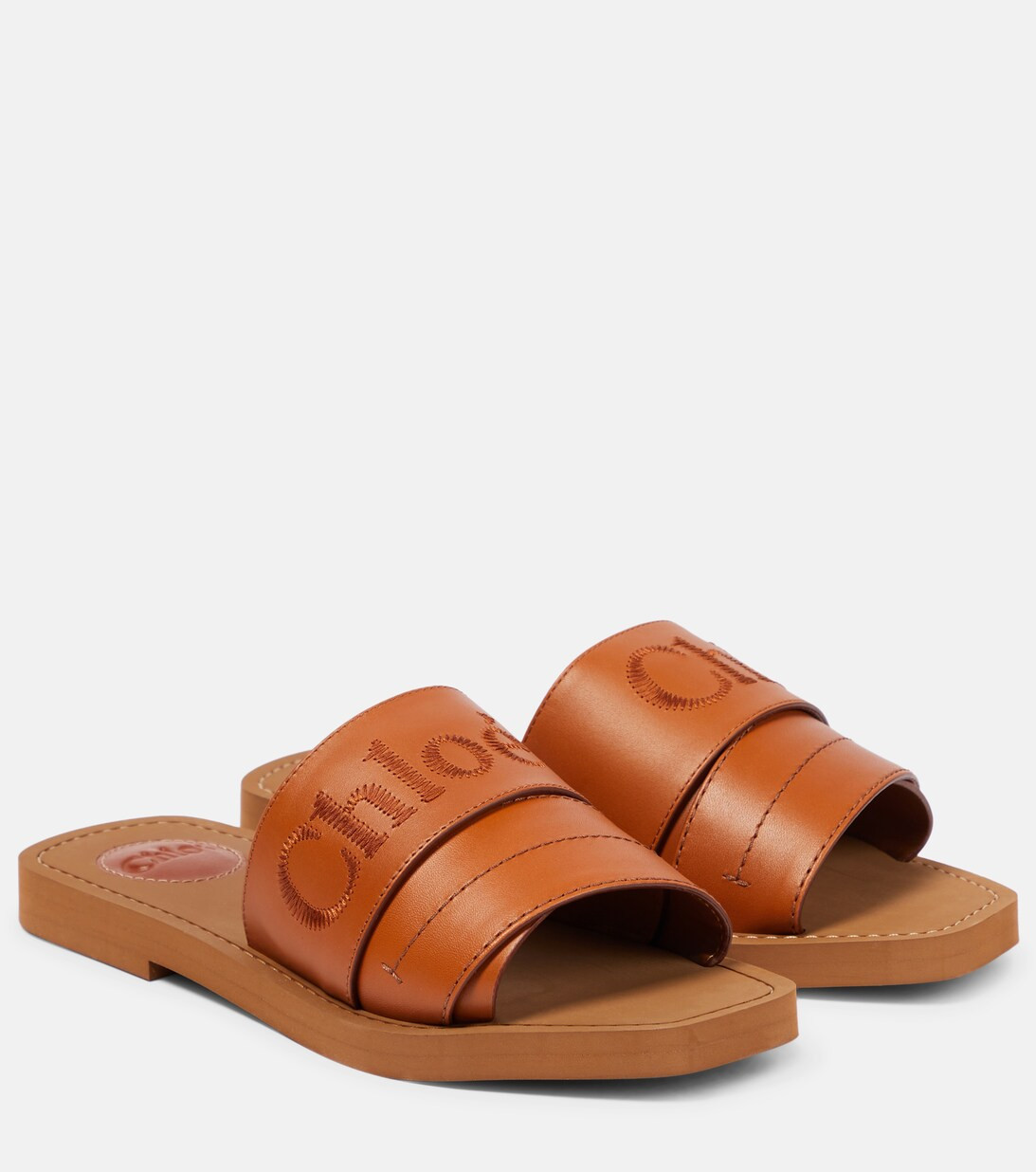 Woody leather sandals | Mytheresa (INTL)