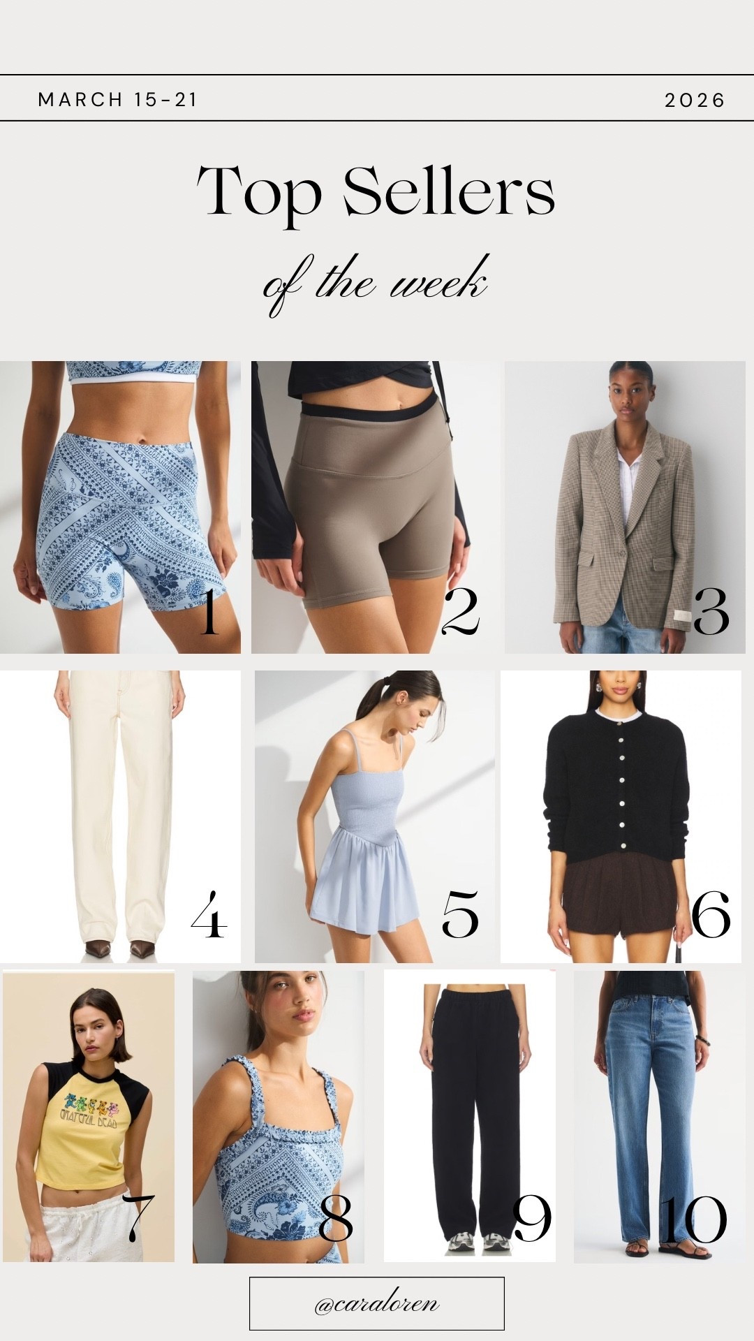 Last week’s best sellers!

#LTKootd