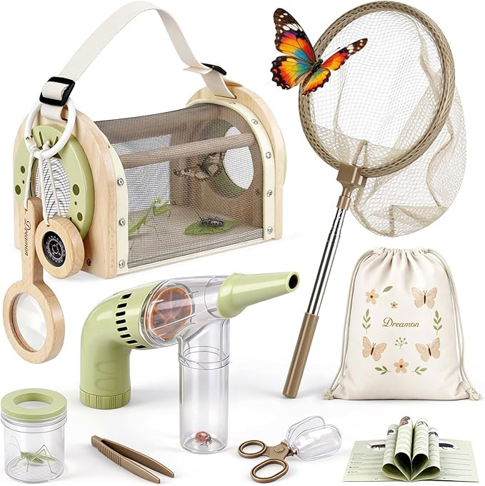 Dreamon Kids Bug Catching Kit, 11PCS Outdoor Toys for Kids Ages 4-8 | STEM Educational Toys Kids ... | Amazon (US)