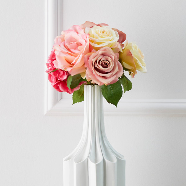 Rose Hydrangea Mixed Bouquet | Z Gallerie