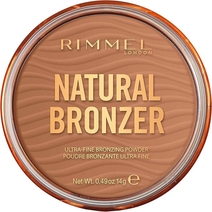 RIMMEL LONDON - Natural Bronzer - Silky-Smooth & Ultra-Fine Bronzing Powder - Sunkissed Look, Mim... | Amazon (UK)