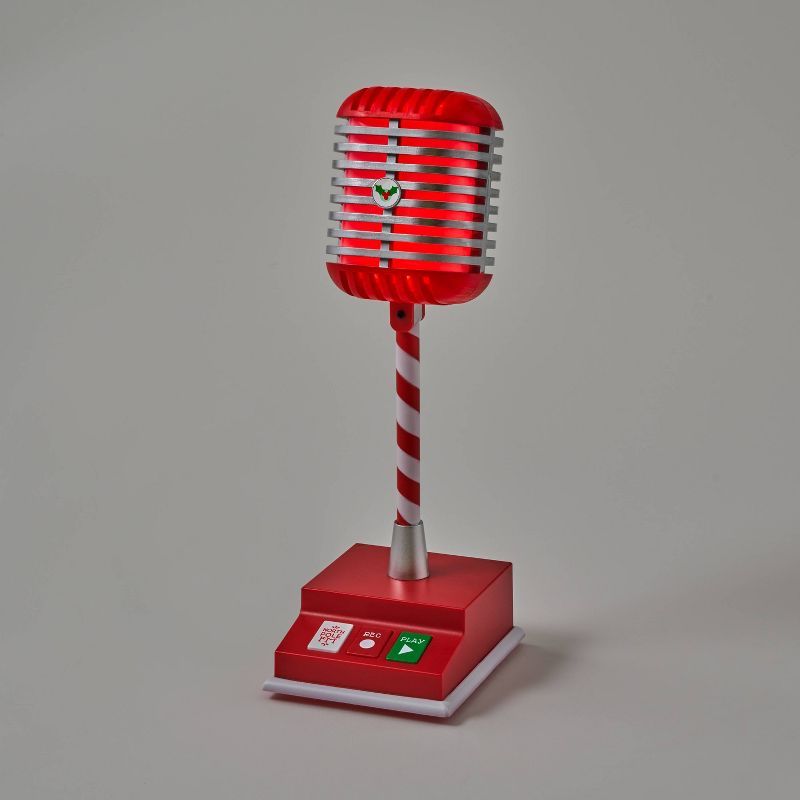 Animated Candy Striped North Pole Microphone - Wondershop™ | Target