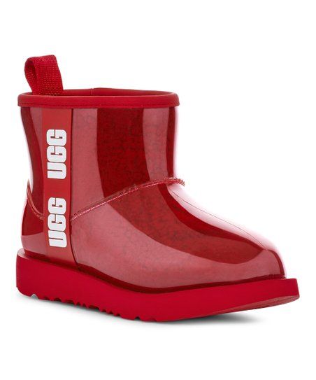 UGG® Samba Red Classic Clear Mini Boot - Women | Zulily