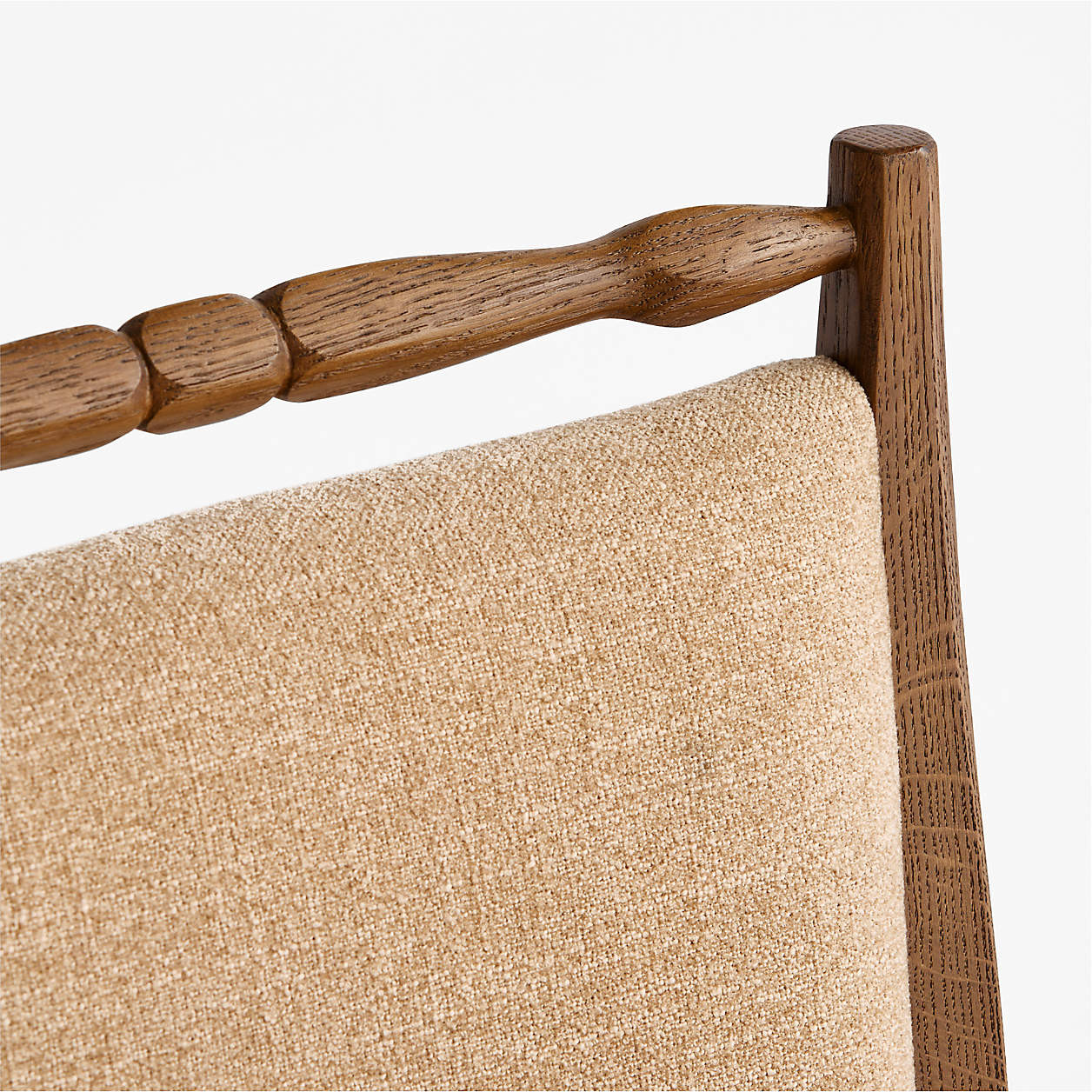Acland Warm Brown Oak Wood Dining Chair | Crate & Barrel | Crate & Barrel