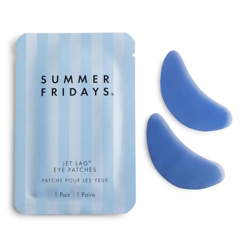 Summer Fridays Jet Lag Under Eye Patches - Hydrating & Depuffing Hydrogel Eye Masks with Caffeine & Peptides to Soothe & Refresh the Undereye Area (6 Pairs) | Amazon (US)