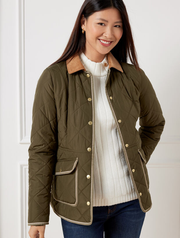 Quilted Barn Jacket | Talbots
