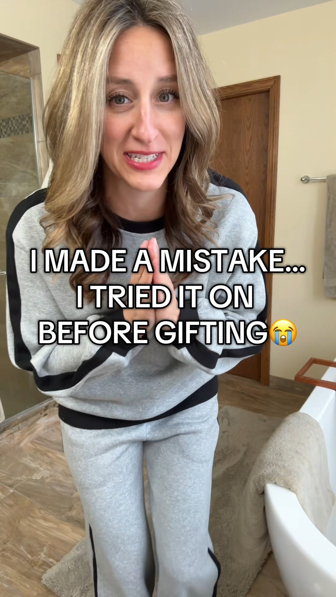 I bought this 2 piece sweatsuit for my sister for the holidays… but now I literally can’t get it off my body. 🤦‍♀️ Fully fleece lined, wide-leg, deep pockets, sporty, trendy, comfy — it’s giving effort without effort. It’s soooo good!!!👏🏼🔥🎁 #giftideasforher #sweatsuit #athleisure #ootdfashion

#LTKGiftGuide #LTKootd #LTKmomlife