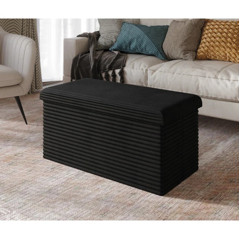 Upholstered Flip Top Storage Bench | Wayfair North America