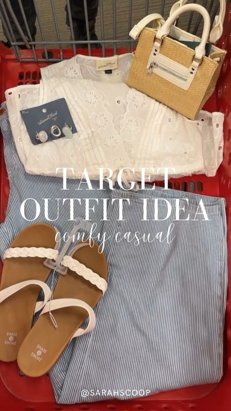 This is the perfect comfy and casual look for this spring and summer! Find this look at target!

#Target #TargetFind #TargetFashion #Fashion #Style #Spring #Summer #SpringLook #SummerLook #Sandals #EyeletTop #StripedPants #Look #CasualFashion #EverydayLook

#LTKFind #LTKstyletip #LTKshoecrush