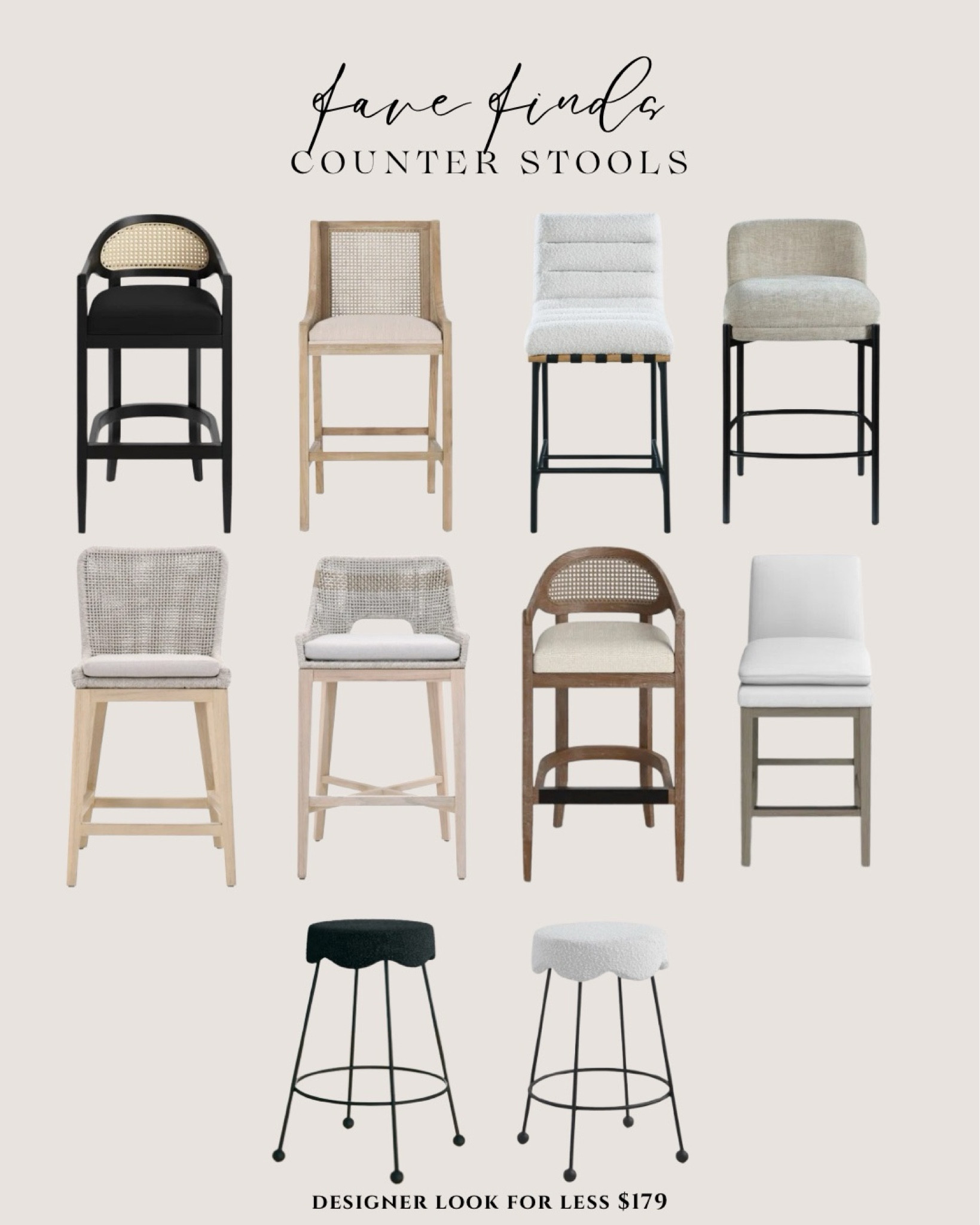 Counter stools modern 

#LTKHome #LTKSaleAlert