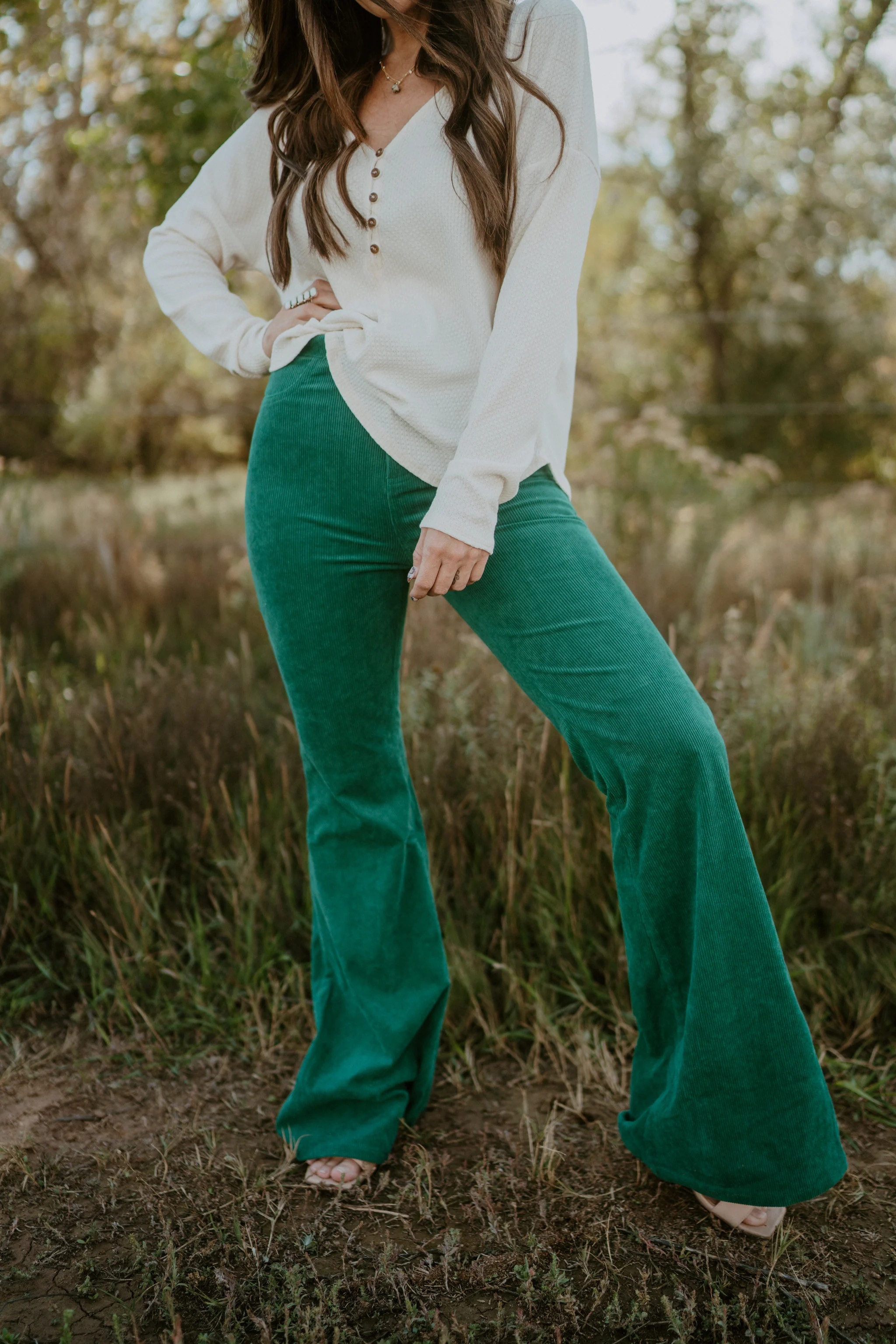 Carlene Corduroy Pants | Goldie Lew Jewelry