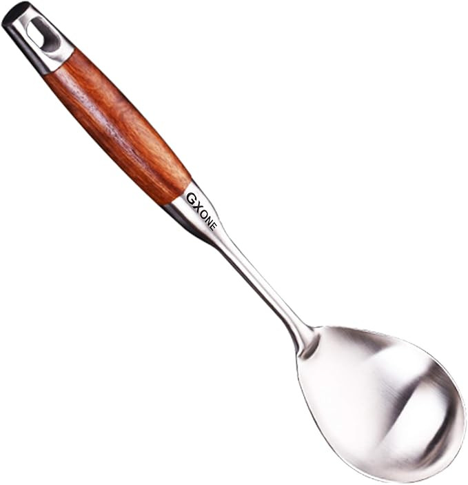 Large Serving & Cooking Spoon,for Cooking and Buffets,304 Stainless Steel | Amazon (US)