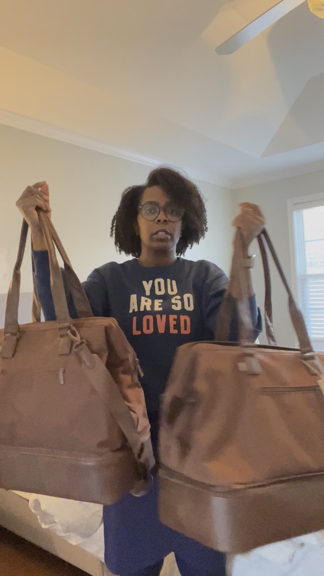 Mini weekender & convertible weekender side by side.  

#beis

#LTKOver40 #LTKTravel #LTKItBag