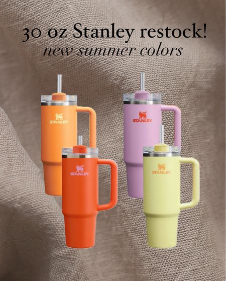 30oz Stanley restock & new summer colors! 

#LTKFamily #LTKFindsUnder50 #LTKSaleAlert