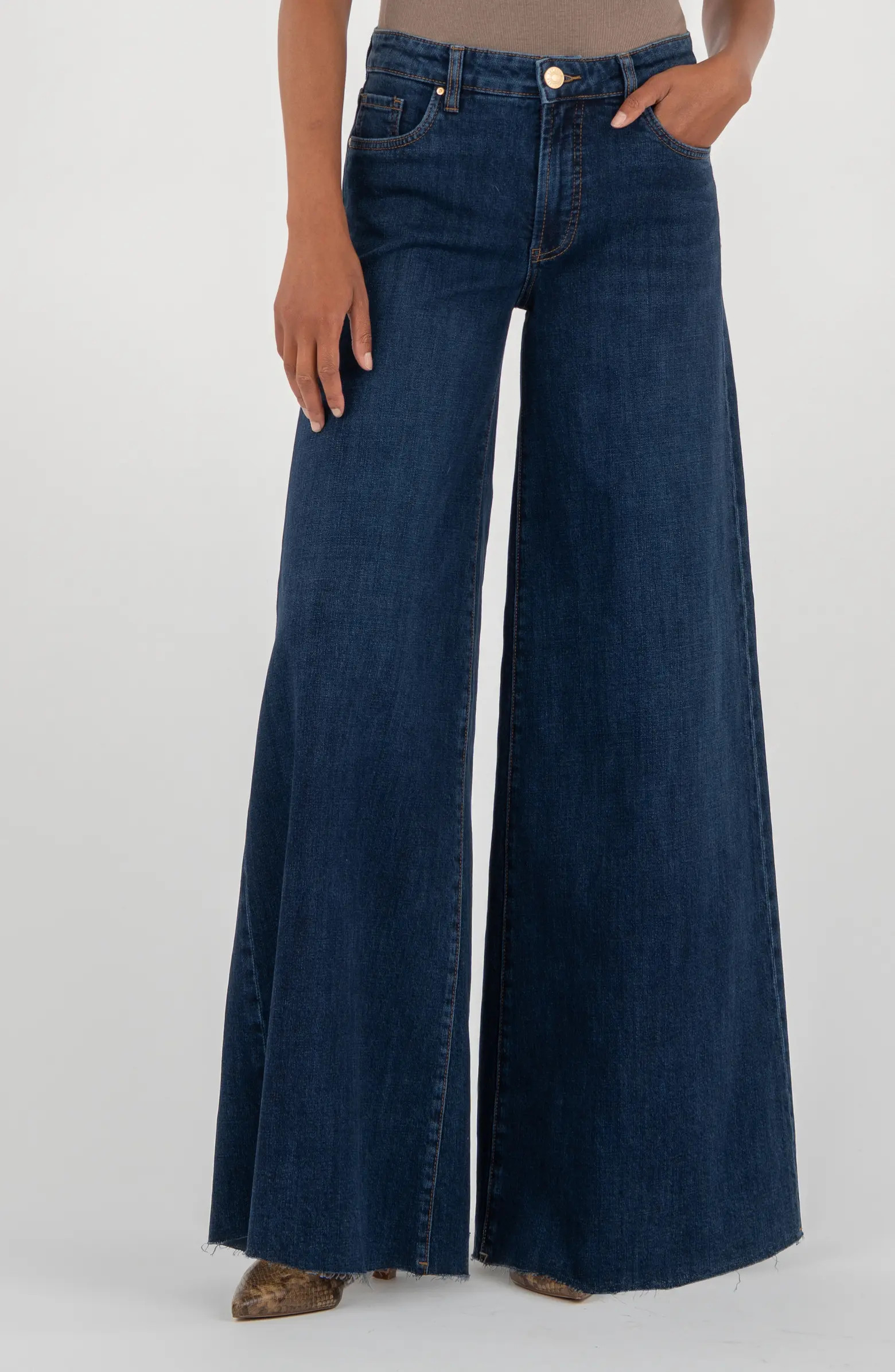 KUT from the Kloth Blake High Waist Superwide Leg Jeans | Nordstrom | Nordstrom