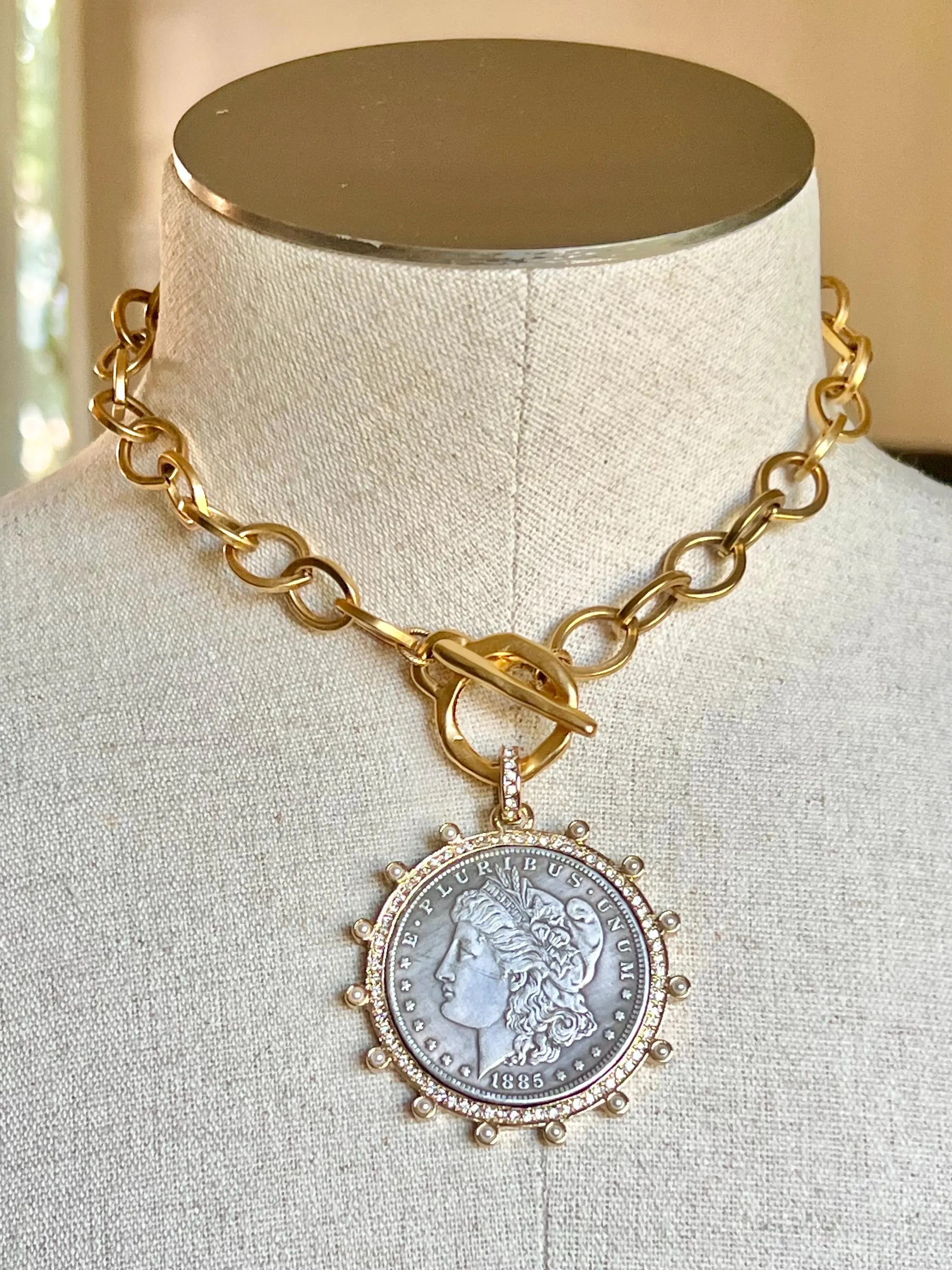 Liberty Coin Necklace | Etsy (Global)