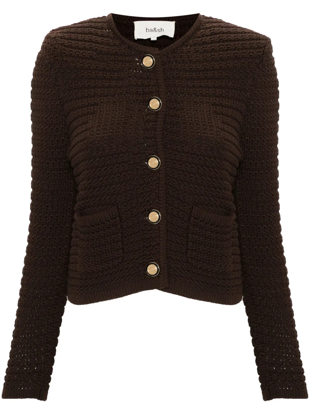 Ba&Sh Gaspard Cardigan | Brown | FARFETCH | Farfetch Global