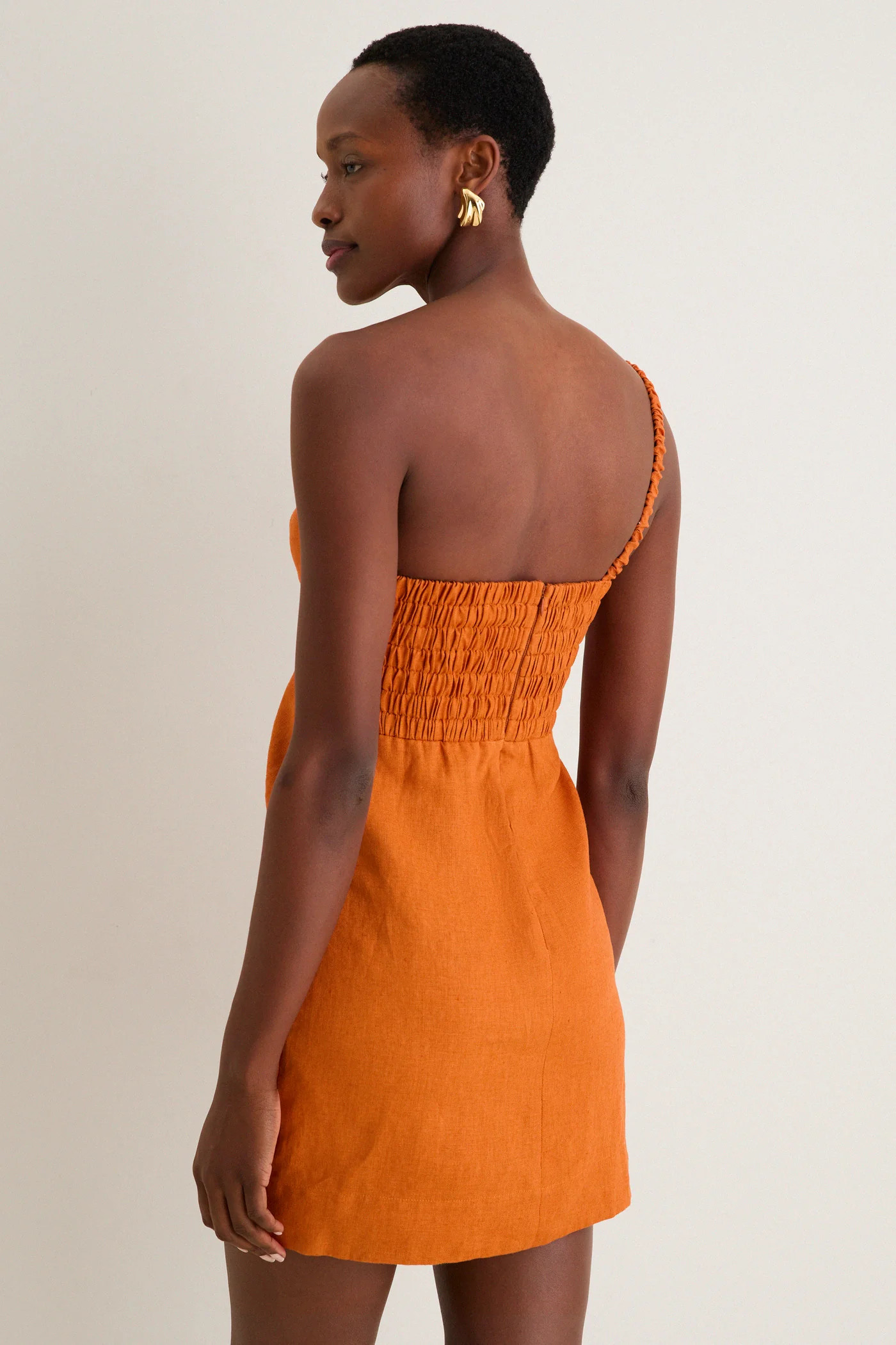 Orange Flower Mini Dress | Tuckernuck (US)