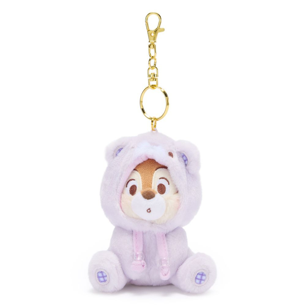 Chip in Bear Suit Plush Keychain Bag Charm – 5'' – Disney Store Japan | Disney Store