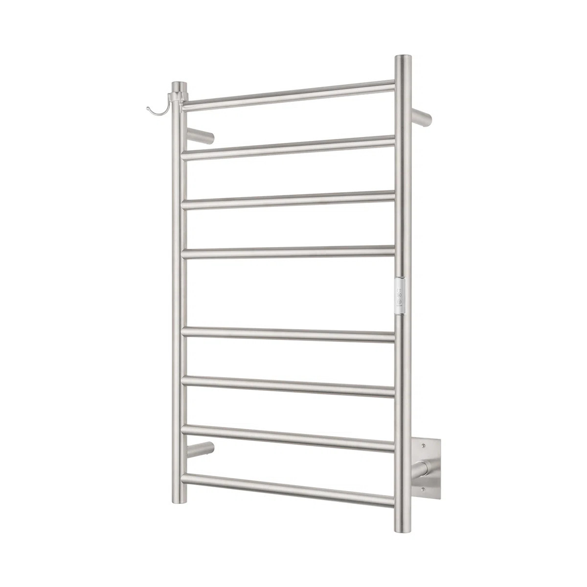 8 Bars Straight Electric Towel Warmer Wall Mounted 3 Working Modes HR020B041 | Wayfair North America