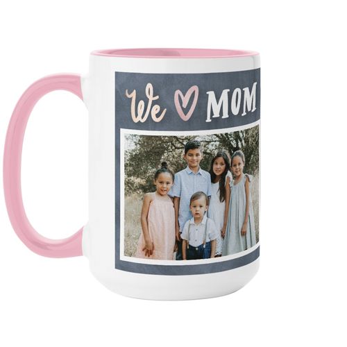 Modern We Heart Mom Mug | Shutterfly