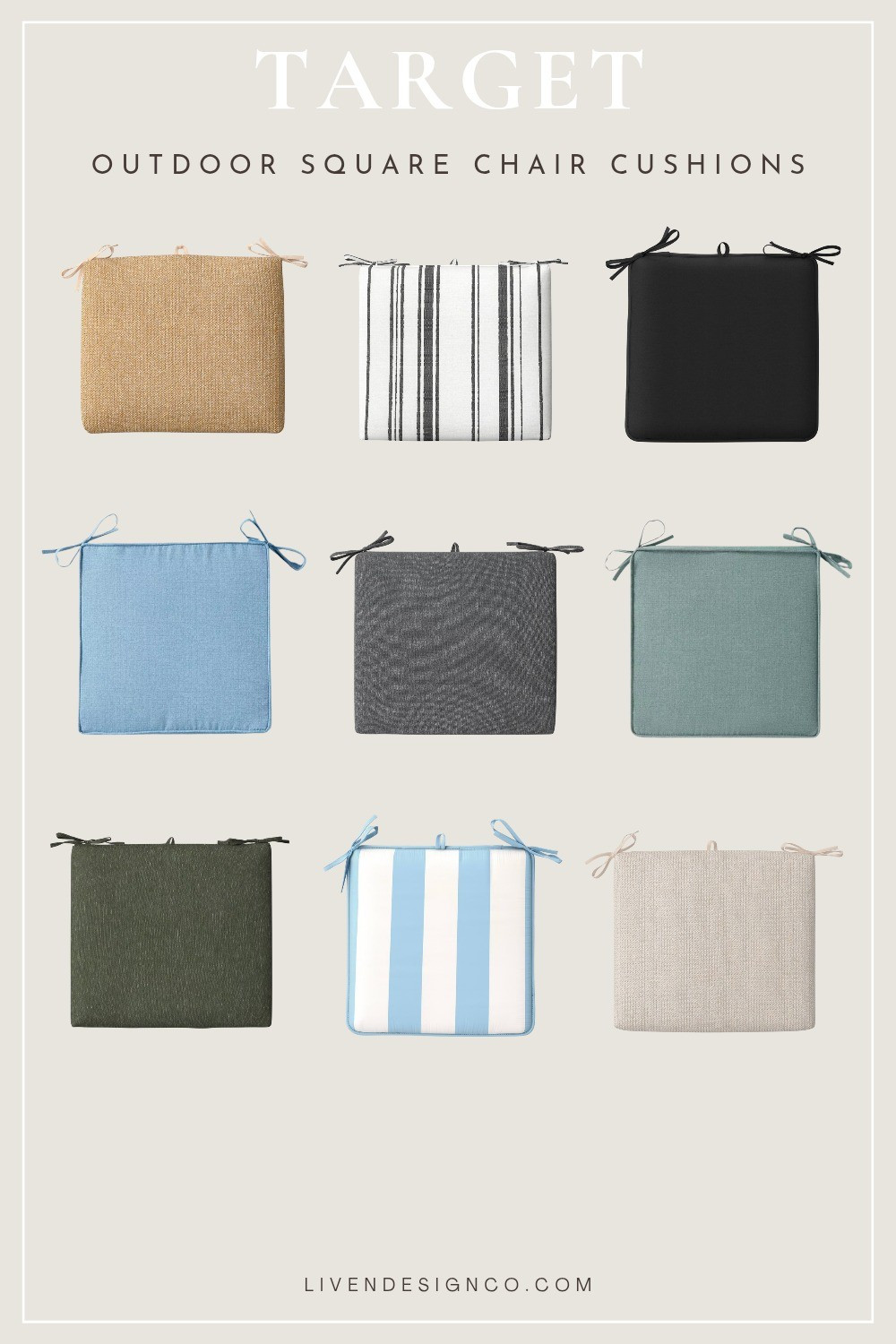 Target outdoor chair cushions. Patio decor

#LTKSeasonal #LTKSaleAlert #LTKHome