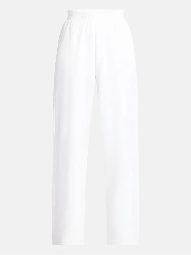 Athletic Works Women's and Women's Plus French Terry Wide Leg Pants, 31" Inseam, Sizes XS-4X | Walmart (US)