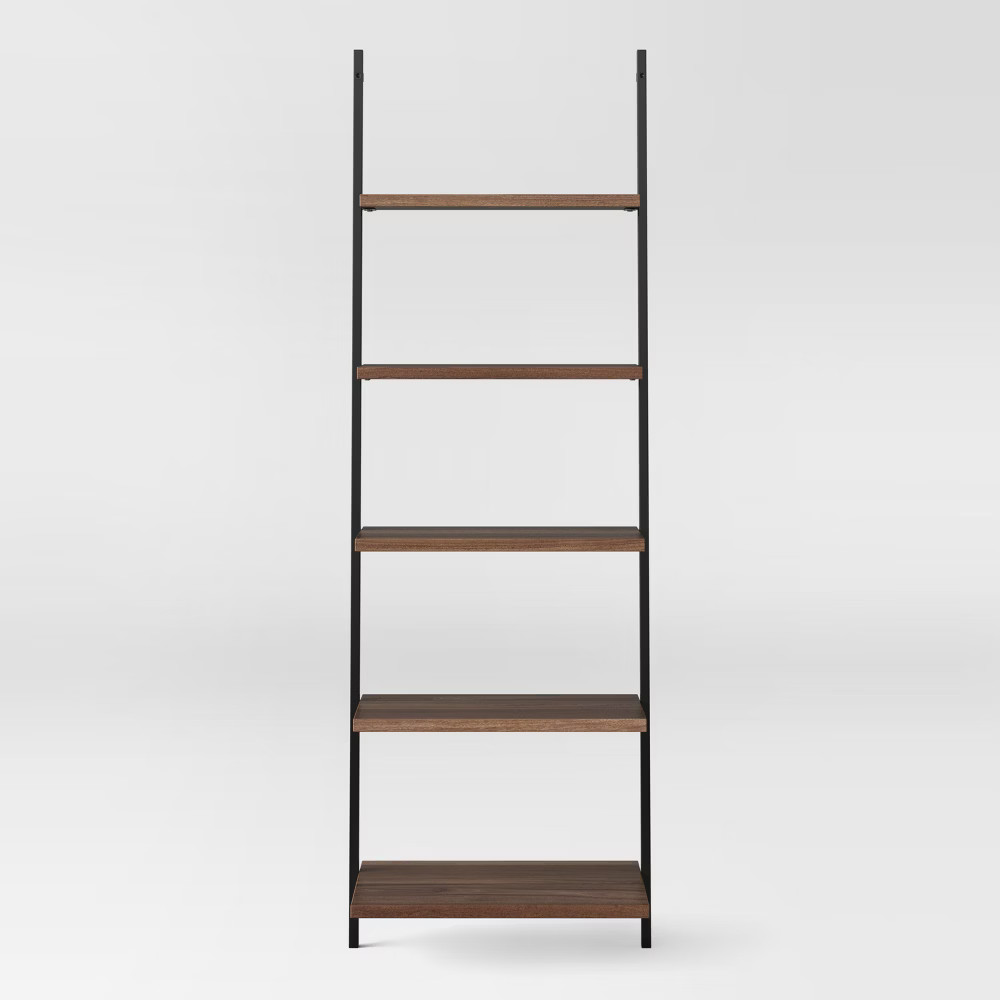 72" 5 Shelf Loring Leaning Bookshelf - Project 62™ | Target