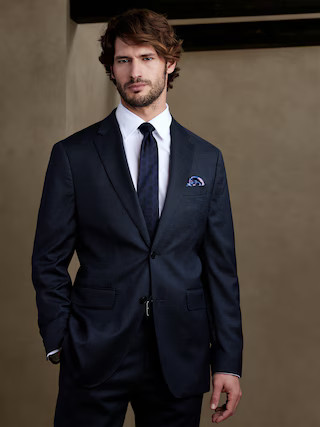 Signature Italian Nailhead Suit Jacket | Banana Republic (US)