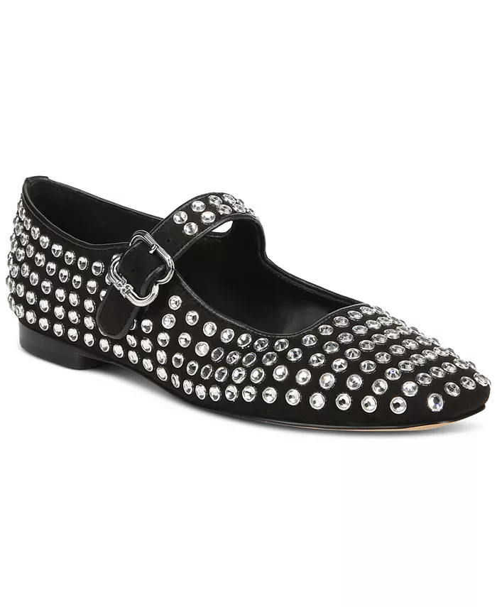 Women's Michaela Gem Mary Jane Flats | Macy's