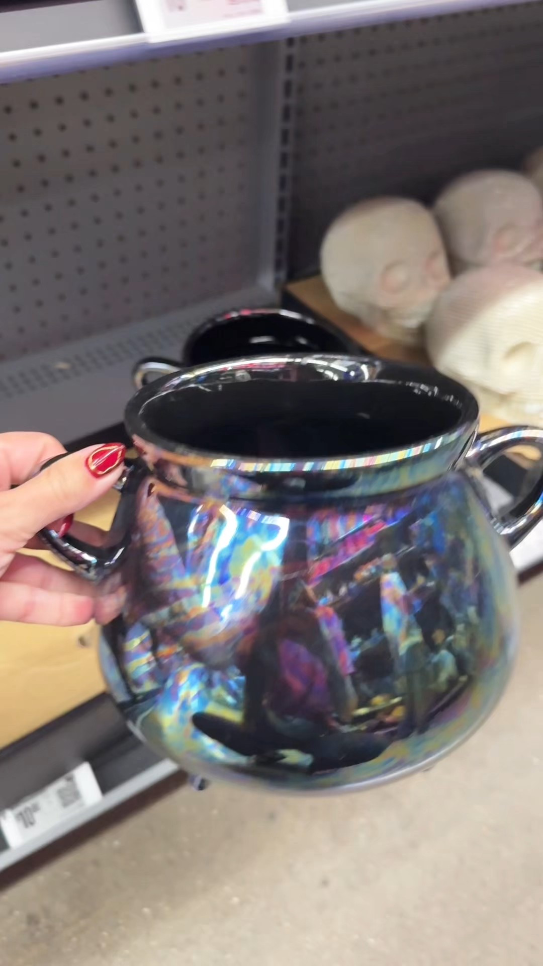 I'm such a sucker for an iridescent finish! How cute would this cauldron be styled with some mini disco balls? 

#LTKSeasonal #LTKHome