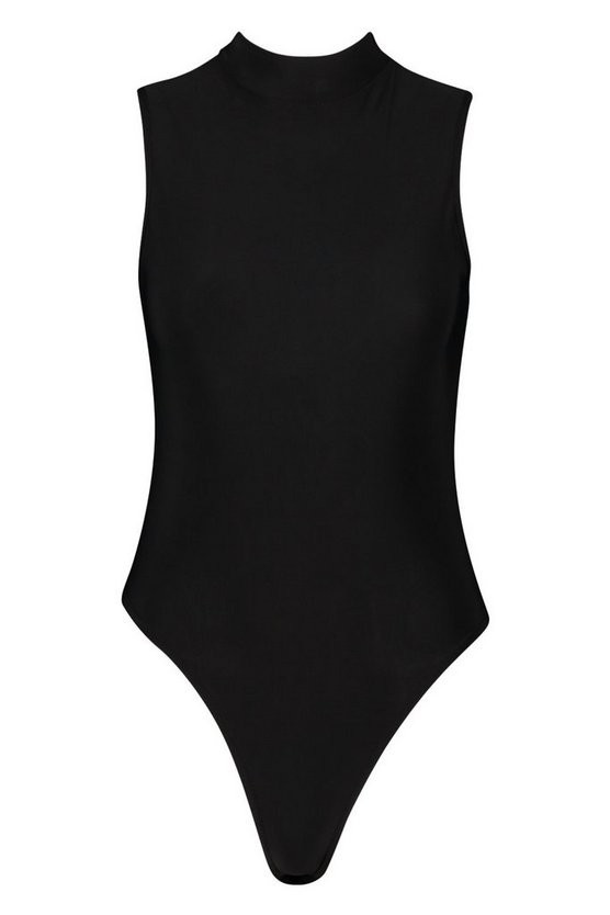 High Neck Sleeveless Bodysuit | Boohoo.com (US & CA)