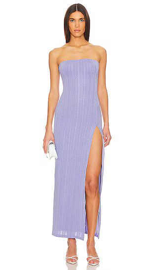 Jayne Strapless Dress in Lilac | Revolve Clothing (Global)